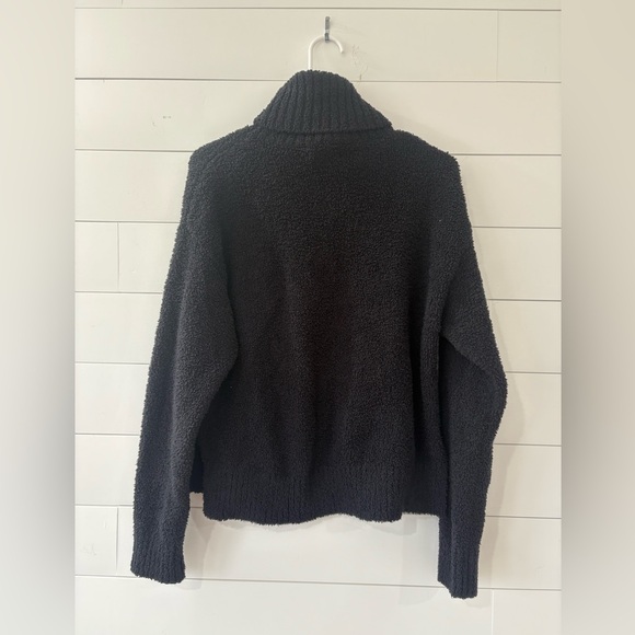 UGG Yolanda Turtleneck Sweater Black Boucle Cozy Knit Women’s Medium - Picture 5 of 10